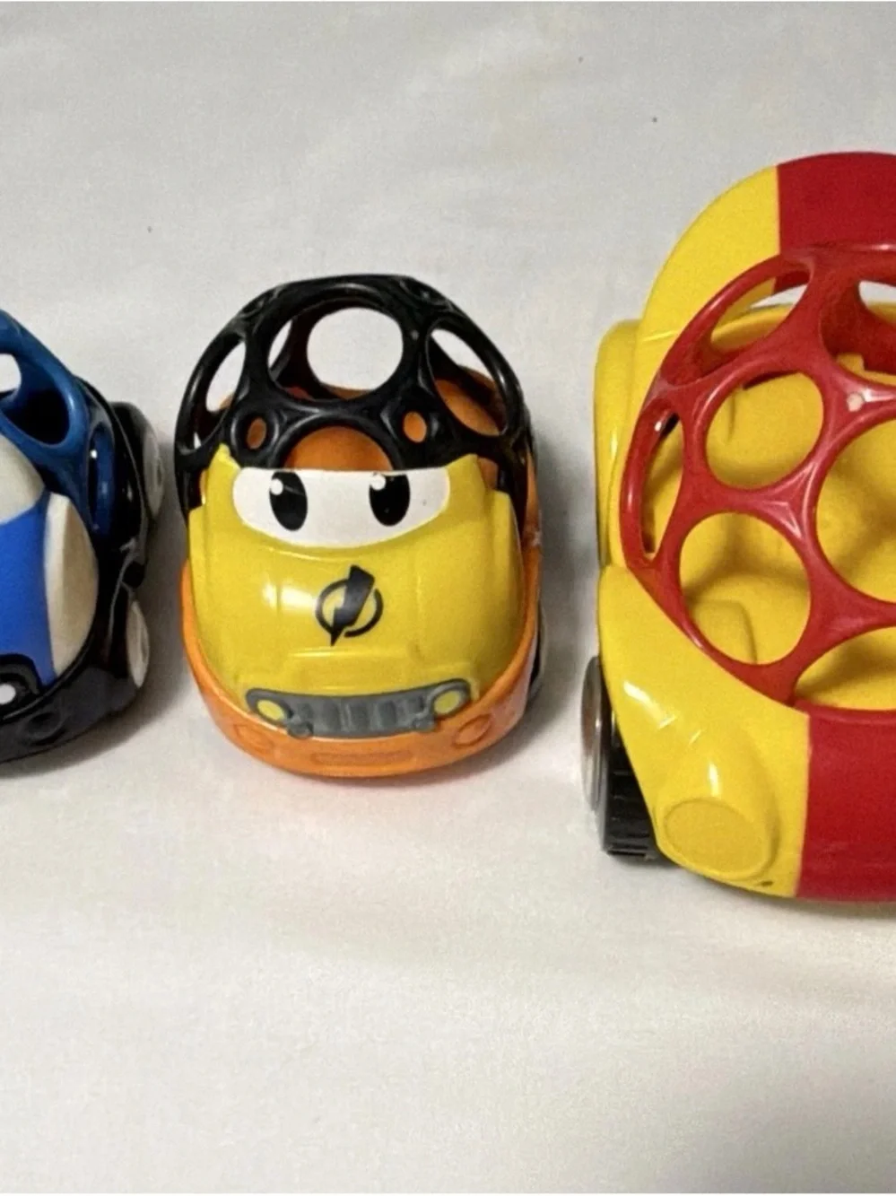 Yellow Kids Toy Car with Black Top - Cute Push Vehicle